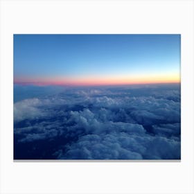 Over the clouds Canvas Print