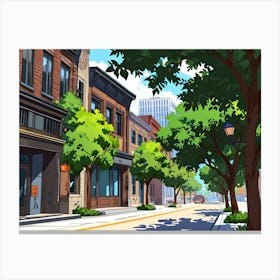 Street Scene Canvas Print