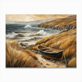 European Coastal Painting (94) Canvas Print