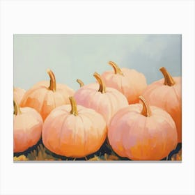 Pink Pumpkins Canvas Print