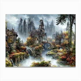 Fairytale City Canvas Print