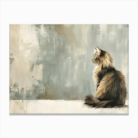 Side View Cat 3 Canvas Print