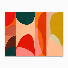 Rounded Pieces 2 Canvas Print