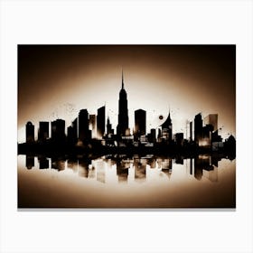 New York City Skyline 44 Canvas Print