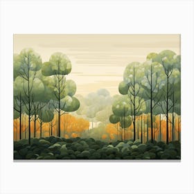 Modern Forest 1 Canvas Print