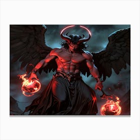 Demon 8 Canvas Print