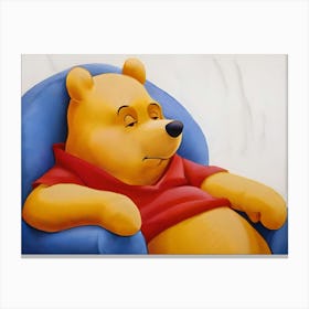 Winnie The Pooh Tuxedo Meme Canvas Print