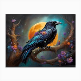 Raven Canvas Print