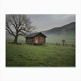 Small House In The Countryside 2 Canvas Print