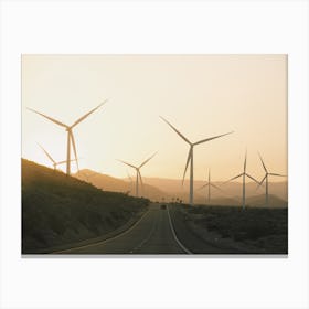 California Windmills Canvas Print
