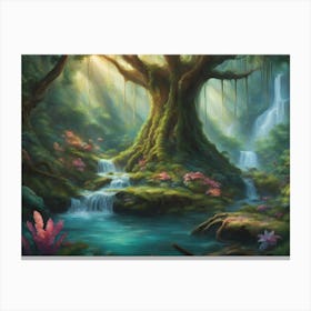 Dream Of The Enchanting Forest 1 Canvas Print