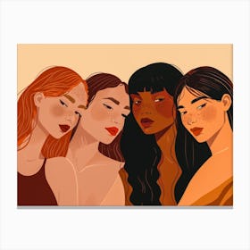 Group Of Women 12 Canvas Print