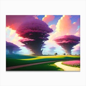 Forest Of Trees Canvas Print