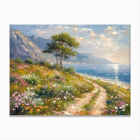 Path To The Sea Canvas Print