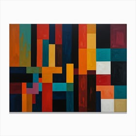 Abstract Squares 2 Canvas Print