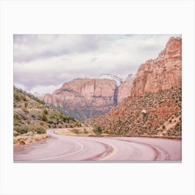 Road Through Zion Canvas Print