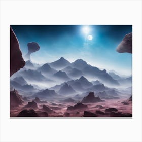 Alien Landscape Canvas Print