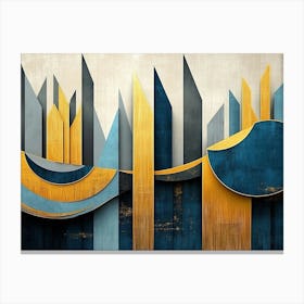 Abstract Cityscape 2 Canvas Print