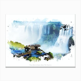 Parque Nacional Iguazú, Iguazú Falls, Argentina Canvas Print