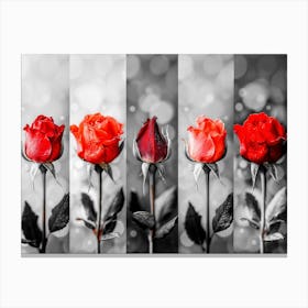 Red Roses 1 Canvas Print