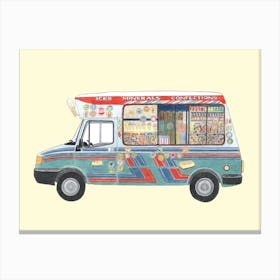 Ice Cream Van Canvas Print
