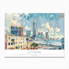 Ottawa Cityscape 4 Canvas Print