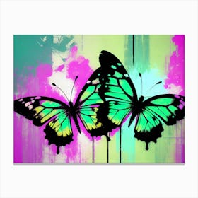 Two Butterflies 6 Canvas Print