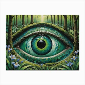 Eye Of The Forest Canvas Print