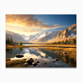 Among The Sierra Nevada California Canvas Print