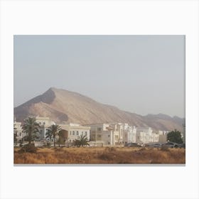 Mountain view in evining Canvas Print