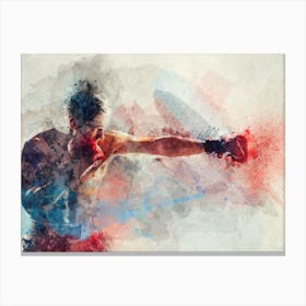 Boxer Boxing Canvas Print