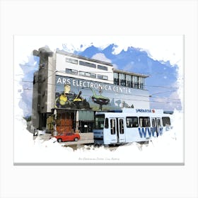 Ars Electronica Center, Linz, Austria Canvas Print