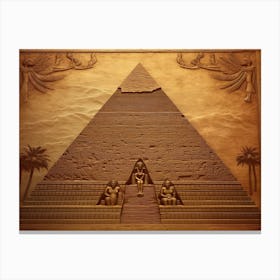 Pyramid Of Giza Canvas Print