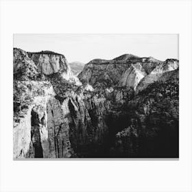 On Angel's Landing Canvas Print