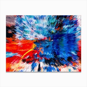 Acrylic Extruded Painting 25 Canvas Print