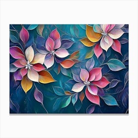 Flower Painting 1 Canvas Print