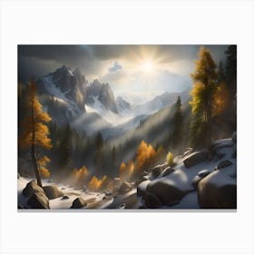 The Silver Lining Canvas Print