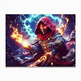 Final Attack Canvas Print