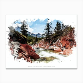 Waterton Lakes National Park, Southern Alberta, Canada Canvas Print