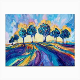 Sunset Trees 6 Canvas Print