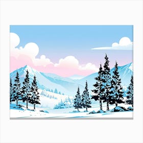 Winter Landscape 10 Canvas Print