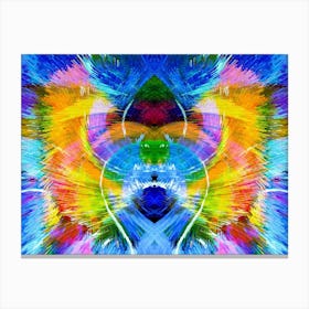 Psychedelic Abstract Painting 3 Canvas Print