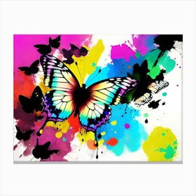 Colorful Butterflies 145 Canvas Print