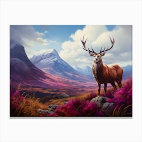 Stag 3 Canvas Print