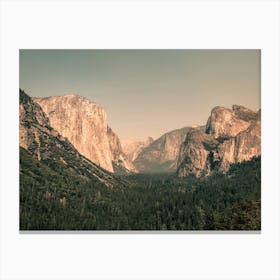 Landscapes Raw 9 Yosemite (USA) Canvas Print