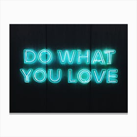 Do What You Love Canvas Print