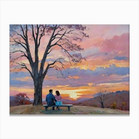 Sunset View Canvas Print