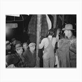 Auction Of Secondhand Garments, Boise, Idaho By Russell Lee Canvas Print