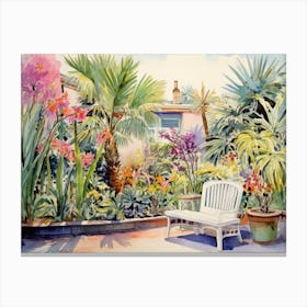 Tropical Garden 4 Canvas Print