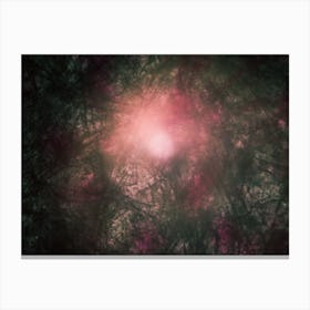 Bright Light In The Middle Of A Mysterious Space 1 Canvas Print